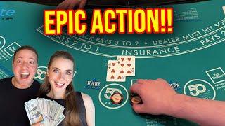 CRUSHING THE SIDEBETS! CRAZY RUN OF BLACKJACK IN LAS VEGAS!!