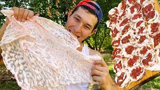 Shish Kebab Of Chopped Meat | Cooking Traditional Nomad Food | Village Life