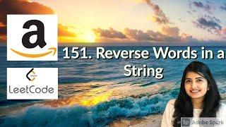 Leetcode 151.  Reverse Words in a String