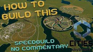 How to build this beautiful city in Cities Skylines 2 | Speedbuild + No Commentary