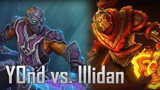 Y0nd (Ember) vs. Illidan (AM). Мега крипы. Размен тронами. 60+ мин игра.