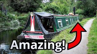 338. This canal boat has a surprise inside!