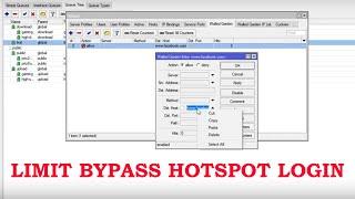 Tutorial Limit Bypass Hotspot Login Mikrotik