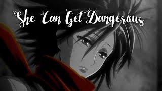 Attack On Titan | She Can Get Dangerous | Mikasa Ackerman | AMV 1080p