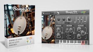 Virtual Instrument Banjo Plugin by Auditory Lab (PC/Mac VST, VST3, Audio Units)