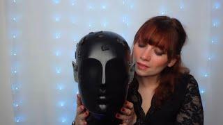 ASMR  - Super Crisp Whispers, Neck Massage & Tapping - Binaural Head