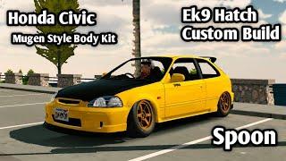 [CUSTOM BUILD] HONDA CIVIC EK9 HATCHBACK | MUGEN STYLE BODY KIT Car Parking Multiplayer