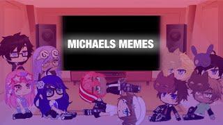 Past Michael and his class react to Michael/Afton Family memes (pt. 1/2) || link to videos in desc.