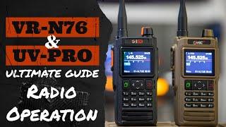 VR-N76 & UV-PRO | Direct Radio Operation