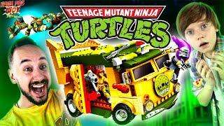 LEGO ЧЕРЕПАШКИ-НИНДЗЯ - ФУРГОН ЧЕРЕПАШЕК! ПАПА РОБ И НИКИТА С @WorldofBoys - ЛЕГО TMNT!