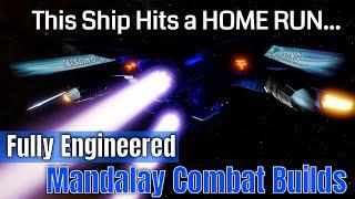 Fully Engineered Mandalay Combat Builds  | This Ship Hits A Home Run | Elite Dangerous 4K