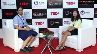 TEDxElproIntlSchool- An interview with Aarya Jain