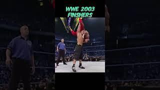 WWE 2003 Finishers OMG Moments 