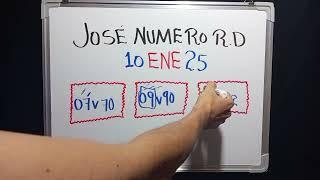 ATENCIÓN! NÚMEROS DE LA SUERTE PARA HOY 10 DE ENERO DE 2025 & JOSÉ NÚMERO RD