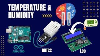 DHT22 Temperature & Humidity Sensor with Arduino Uno || #dht22 #arduino #arduinoproject