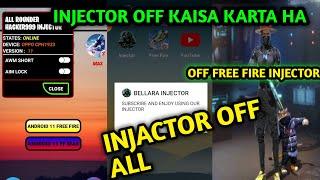 free fire injector off kaise kare  how to off injector