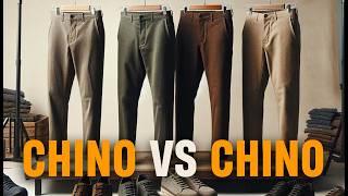 The Best Chinos for Men | Mott & Bow vs Flint and Tinder vs Relwen vs Alex Mill