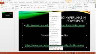 Editing Hyperlinks in PowerPoint