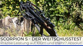 X-BOW Fma Scorpion S - Der Armbrust Weitschuss Test auf 100m: das ist pure Präzision!