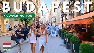 Budapest Summer Walking Tour in 4K | Explore the Heart of the City