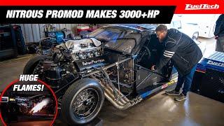 3000+HP ProMod Shakes the Building! | David Janes Racecars