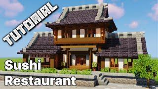 How To Build A Sushi Restaurant | Minecraft Tutorial