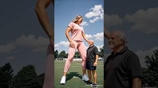 Tall Girl #giant #tallgirl #tallwoman #giantess #tallest #heightdifference #talllife #tallestfamily