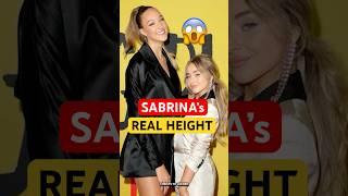 Celebrities With SHOCKING Heights  Sabrina | Zendaya #shortsfeed #shorts #ytshorts