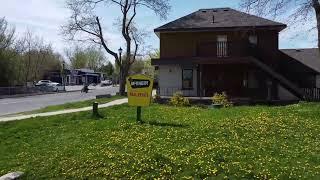 McEnery Real Estate Main Street Office, Town of Erin - Drone Stock Footage 4K