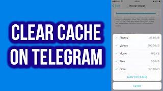 How to Clear Cache on Telegram | Free Up More Storage By Removing Telegram Cache