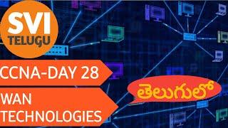 CCNA Basic Networking in Telugu | Day 28 | WAN TECHNOLOGIES | SVI TELUGU 2021