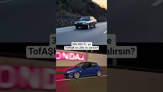 Hangisini alırsın? Tofaş - Peugeot 206 #tofaşk #slx #peugeot206 #307 #408 #bmw #e60 #passat #keşfet