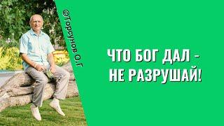 Что Бог дал - не разрушай! Торсунов лекции