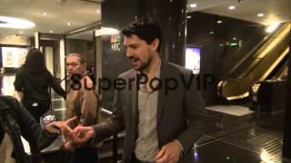 Nicholas D'Agosto with fans at NBC Studios at Celebrity S...