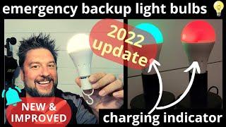 Jackonlux UPGRADED emergency backup light bulbs. Battery powered rechargeable light bulbs [429] 