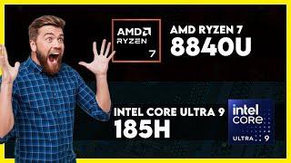 AMD Ryzen 7 8840U vs Intel Core Ultra 9 185H Comparison