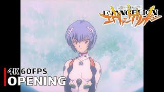 Neon Genesis Evangelion - Opening [4K 60FPS | Creditless | CC]