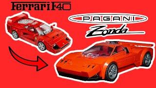 76934 Pagani Zonda - Lego Speed Champions Alternative MOC Tutorial