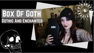 Box Of Goth Unboxing (August Theme: Gothic & Enchanted)