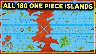 I Finally Made The Most Detailed One Piece Map Yet (180+ Islands)