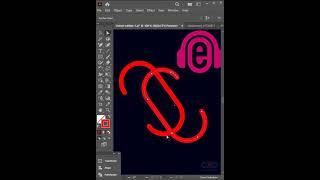 Graphics logo design Illustrator tutorial / how to make a logo in illustrator