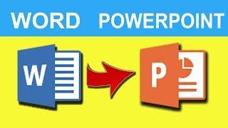 How to Convert Word to Powerpoint Slide 2019