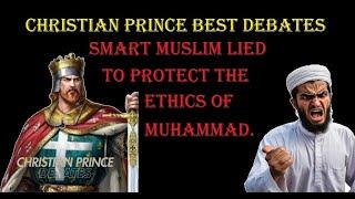 SMART MUSLIM LIED TO PROTECT THE ETHICS OF MUHAMMAD. #hijab #christianprincedebate #christianprince