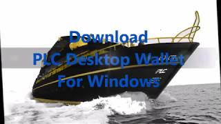 #Platincoin. Download PLC Desktop Wallet   For Windows   English