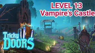 Tricky doors Level 13 Vampie's Castle (Halloween) Full walkthrough with solutions