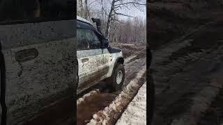 #паджеро тянет УАЗ Патриот #паджероклуб #offroad #4x4