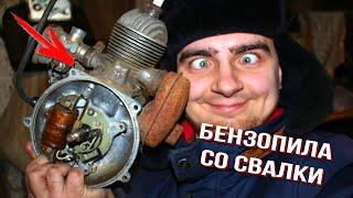 ДВУХТАКТНЫЙ МОНСТР СО СВАЛКИ! РАЗОБРАЛ И УШАТАЛ НОВУЮ БЕНЗОПИЛУ!!!