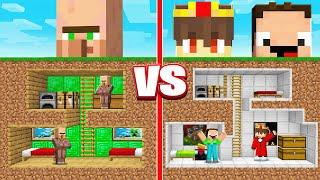 Billy und Semlaki vs Villager UNTERGRUND BASIS in Minecraft!