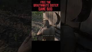 I accidentally freed the Braithwaite Sister - Red Dead Redemption 2 bug #rdrd2 #Shorts