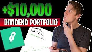 How I Built A $10,000 Robinhood Dividend Portfolio From Scratch - Stocks for Beginners - 2021 Plan